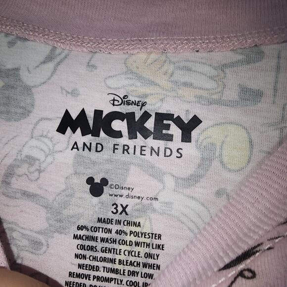 Mickey mouse and friends women's 3X shirt - Picture 3 of 6